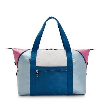 Torby Tote Kipling Art Medium ART Medium Turkusowe Szare | PL 1455NW